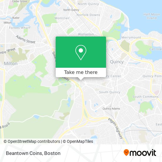 Mapa de Beantown Coins