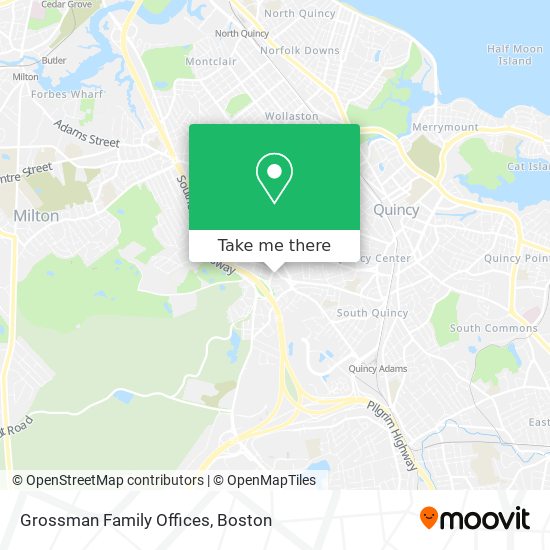 Mapa de Grossman Family Offices