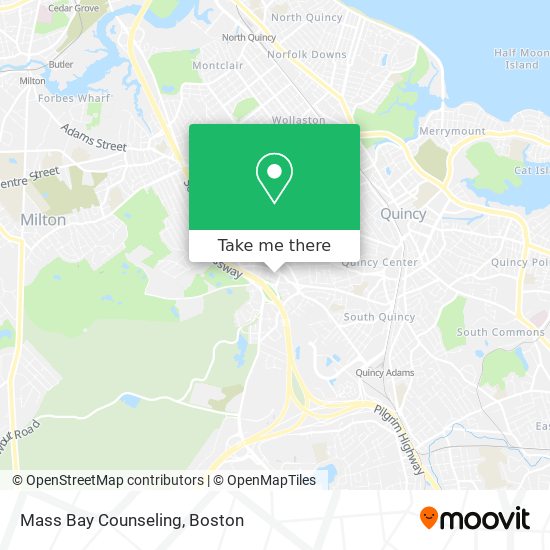 Mass Bay Counseling map