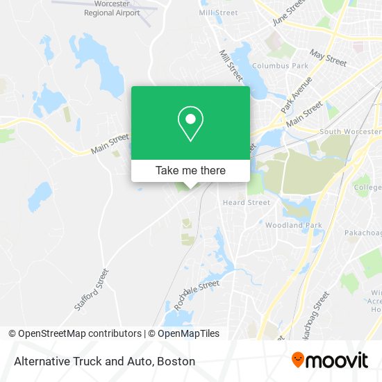 Alternative Truck and Auto map