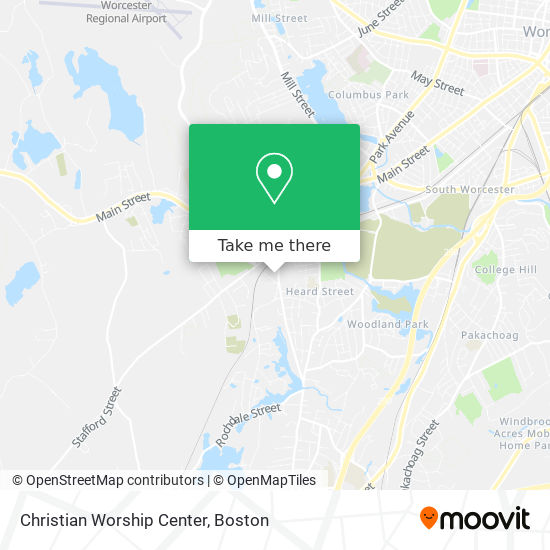 Christian Worship Center map