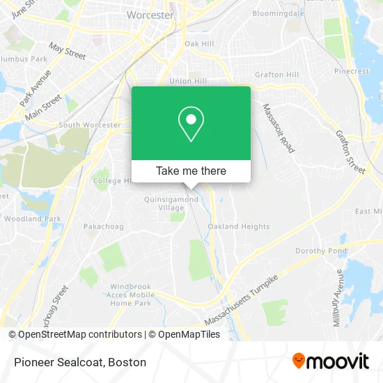 Pioneer Sealcoat map