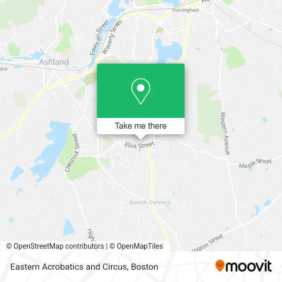 Mapa de Eastern Acrobatics and Circus