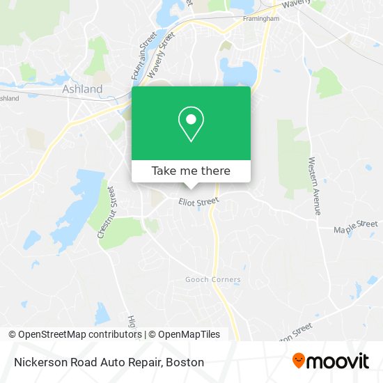 Mapa de Nickerson Road Auto Repair