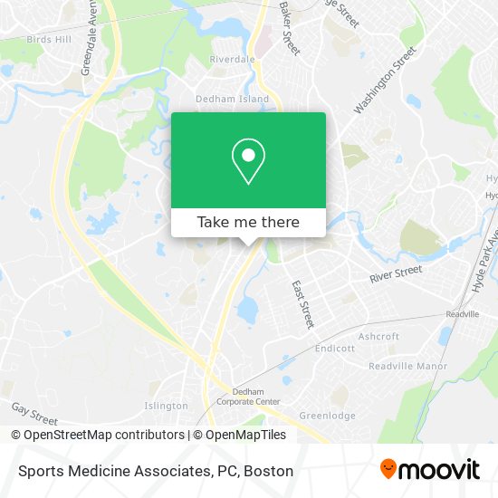 Mapa de Sports Medicine Associates, PC