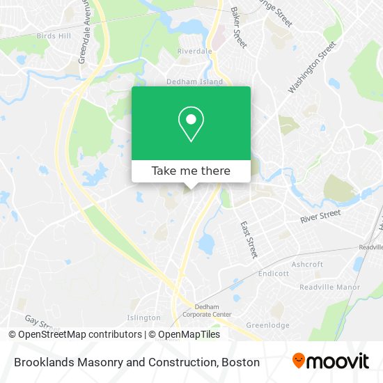 Brooklands Masonry and Construction map