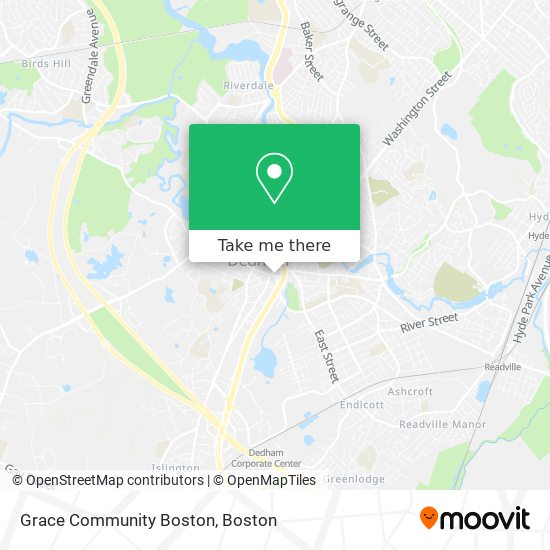 Mapa de Grace Community Boston