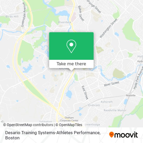 Desario Training Systems-Athletes Performance map