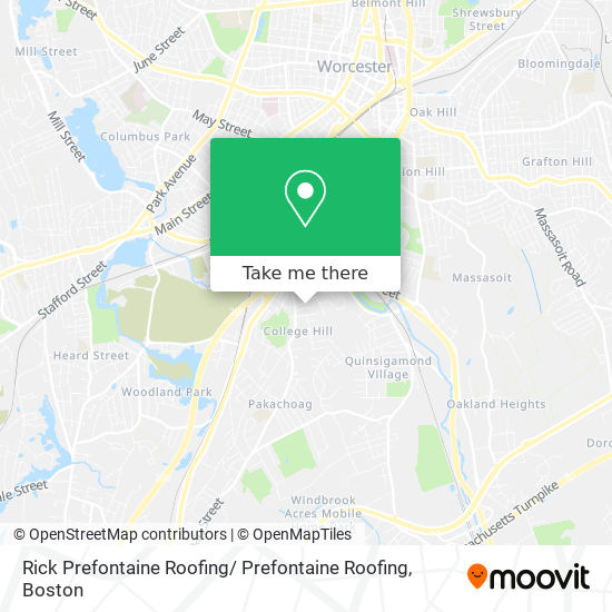 Mapa de Rick Prefontaine Roofing/ Prefontaine Roofing