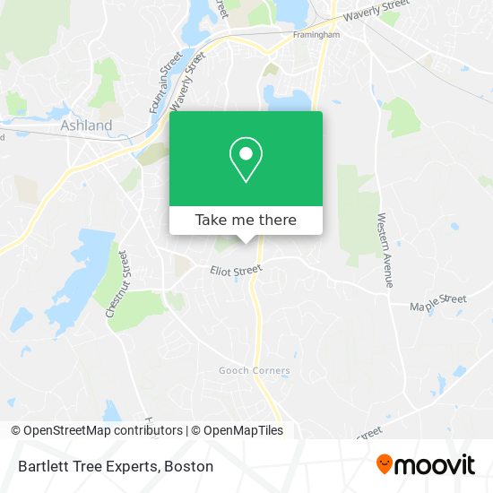 Bartlett Tree Experts map