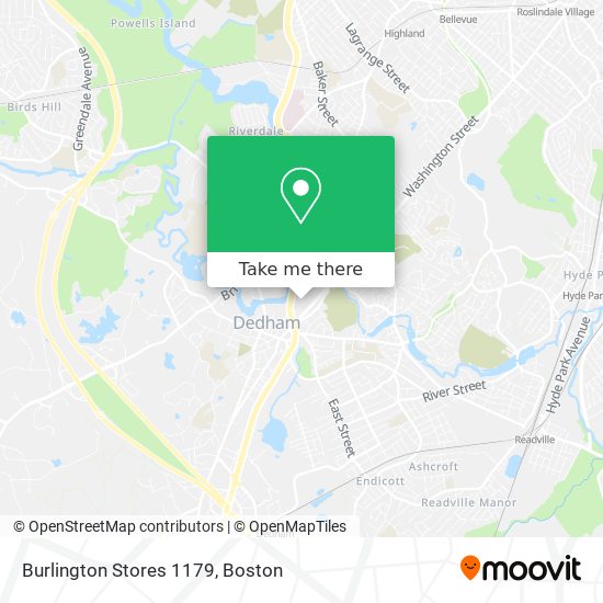 Burlington Stores 1179 map