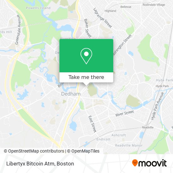 Mapa de Libertyx Bitcoin Atm