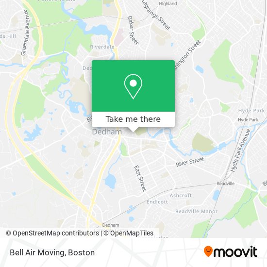 Mapa de Bell Air Moving