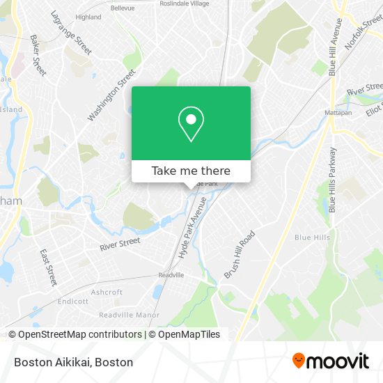 Boston Aikikai map