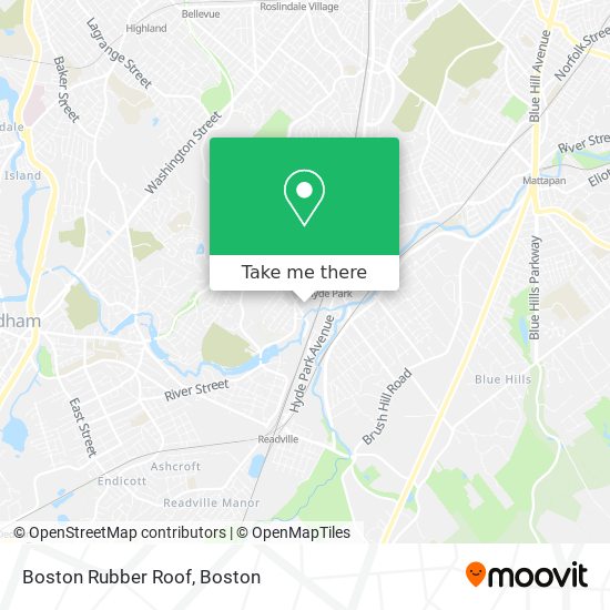 Boston Rubber Roof map