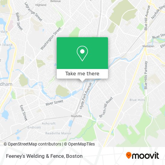 Mapa de Feeney's Welding & Fence