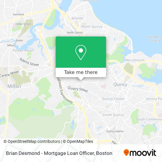 Brian Desmond - Mortgage Loan Officer map