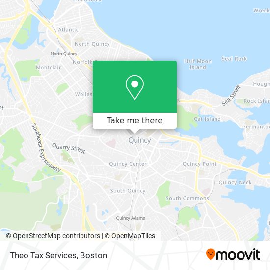 Theo Tax Services map