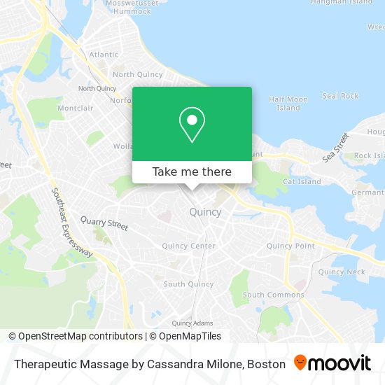 Mapa de Therapeutic Massage by Cassandra Milone