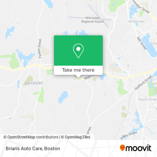 Brian's Auto Care map