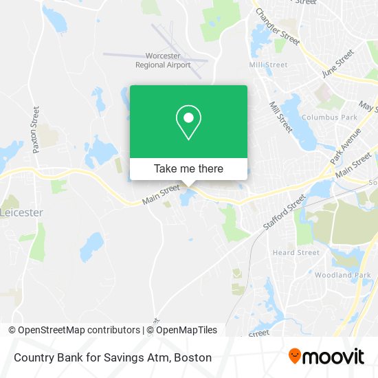 Country Bank for Savings Atm map