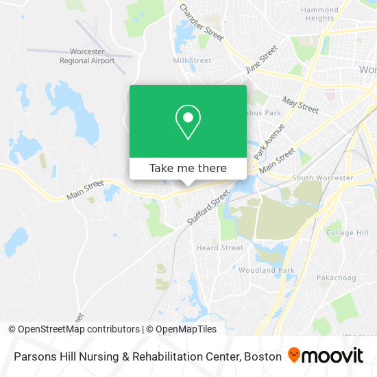 Mapa de Parsons Hill Nursing & Rehabilitation Center