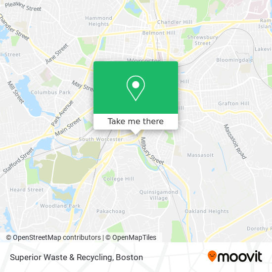 Mapa de Superior Waste & Recycling