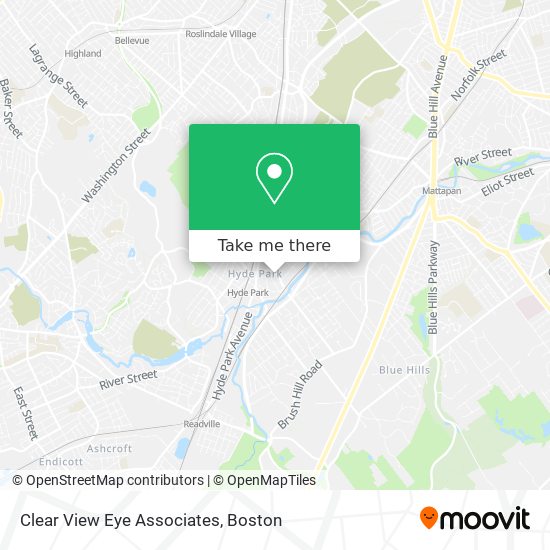 Clear View Eye Associates map