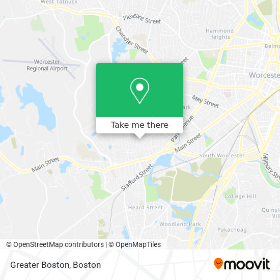 Mapa de Greater Boston