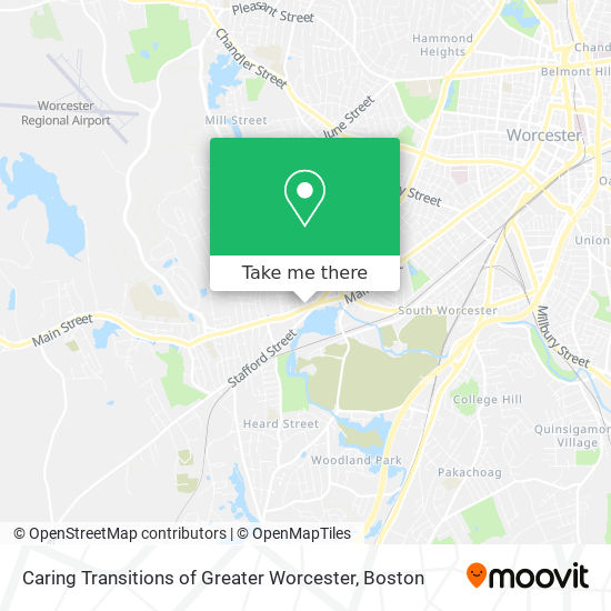 Mapa de Caring Transitions of Greater Worcester