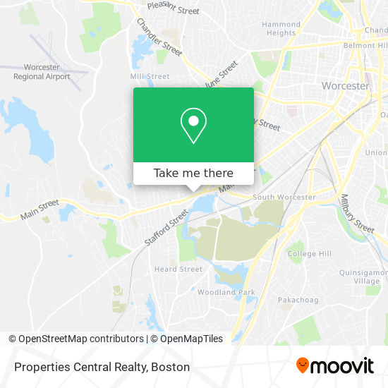 Properties Central Realty map