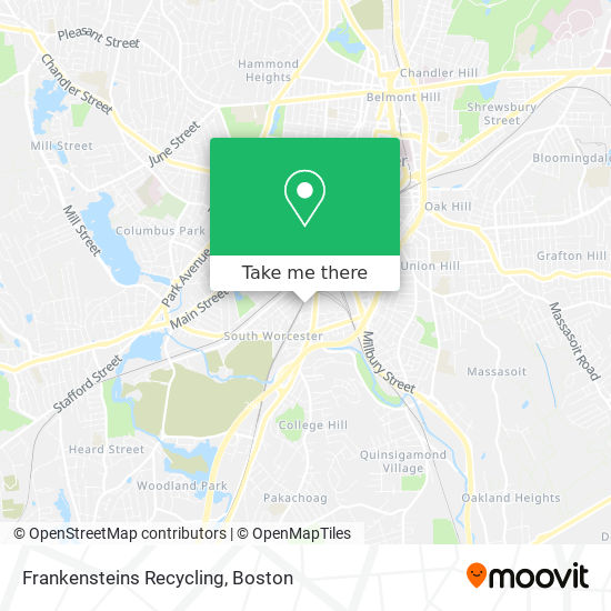 Frankensteins Recycling map