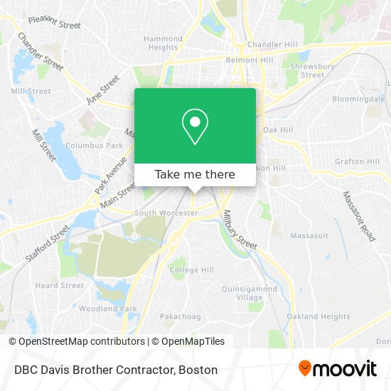 Mapa de DBC Davis Brother Contractor