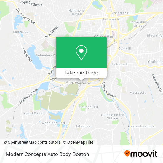 Modern Concepts Auto Body map