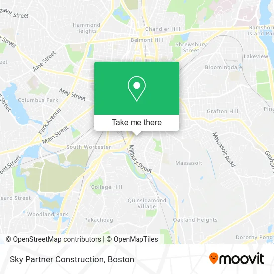 Sky Partner Construction map