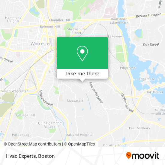 Hvac Experts map