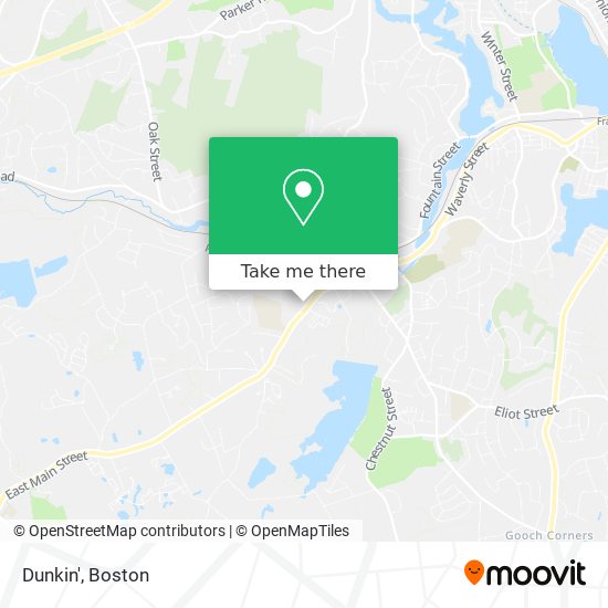 Dunkin' map