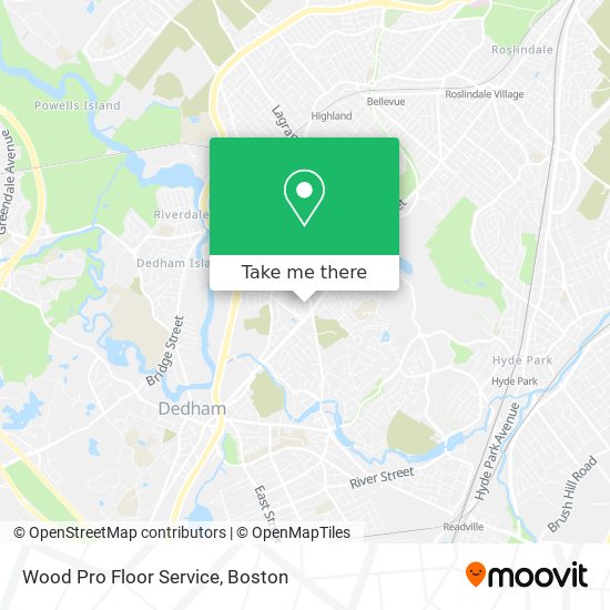 Wood Pro Floor Service map