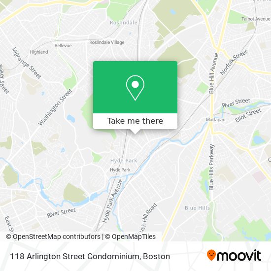 118 Arlington Street Condominium map