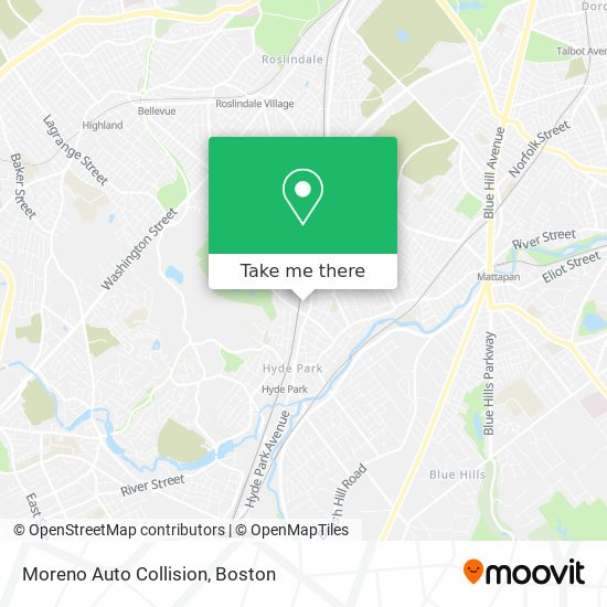 Moreno Auto Collision map