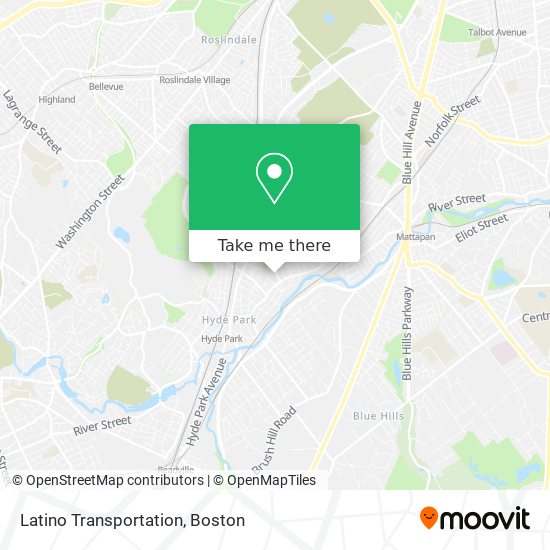 Mapa de Latino Transportation