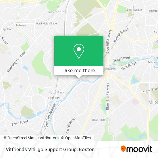 Vitfriends Vitiligo Support Group map