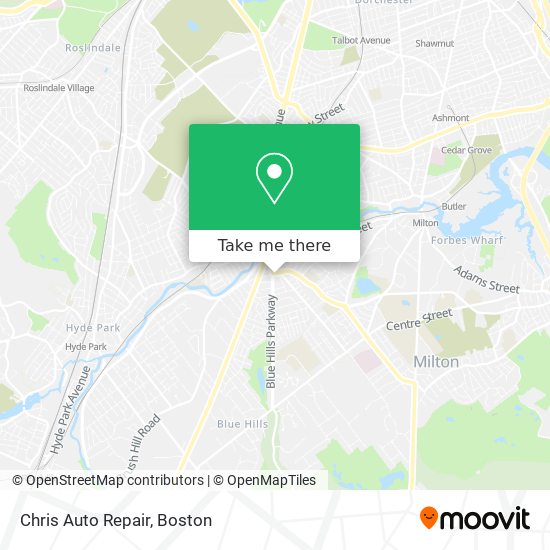 Chris Auto Repair map