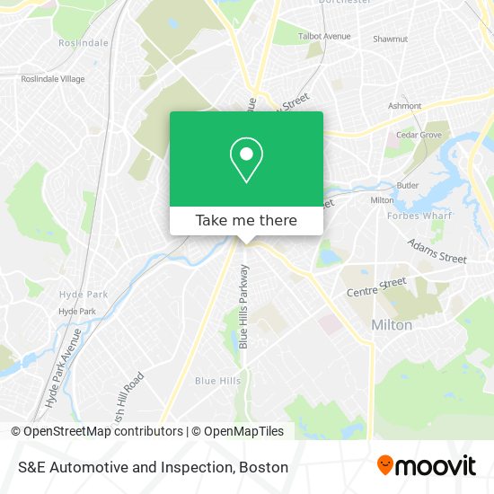 S&E Automotive and Inspection map