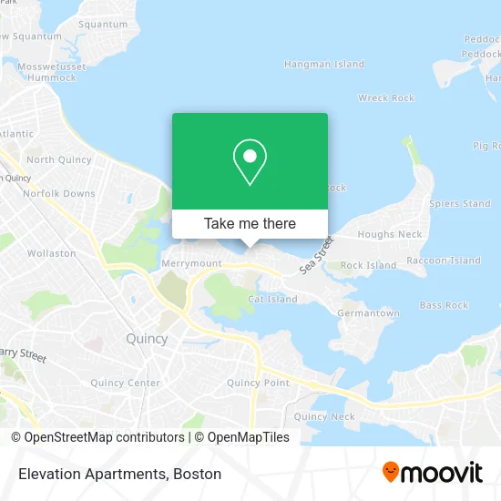 Elevation Apartments map