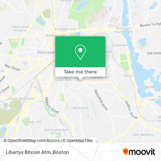 Mapa de Libertyx Bitcoin Atm