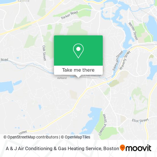 A & J Air Conditioning & Gas Heating Service map