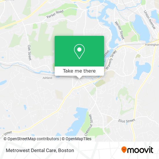 Mapa de Metrowest Dental Care