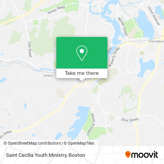 Saint Cecilia Youth Ministry map