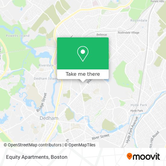 Equity Apartments map